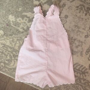 NWOT Bella Bliss Pink Scalloped romper